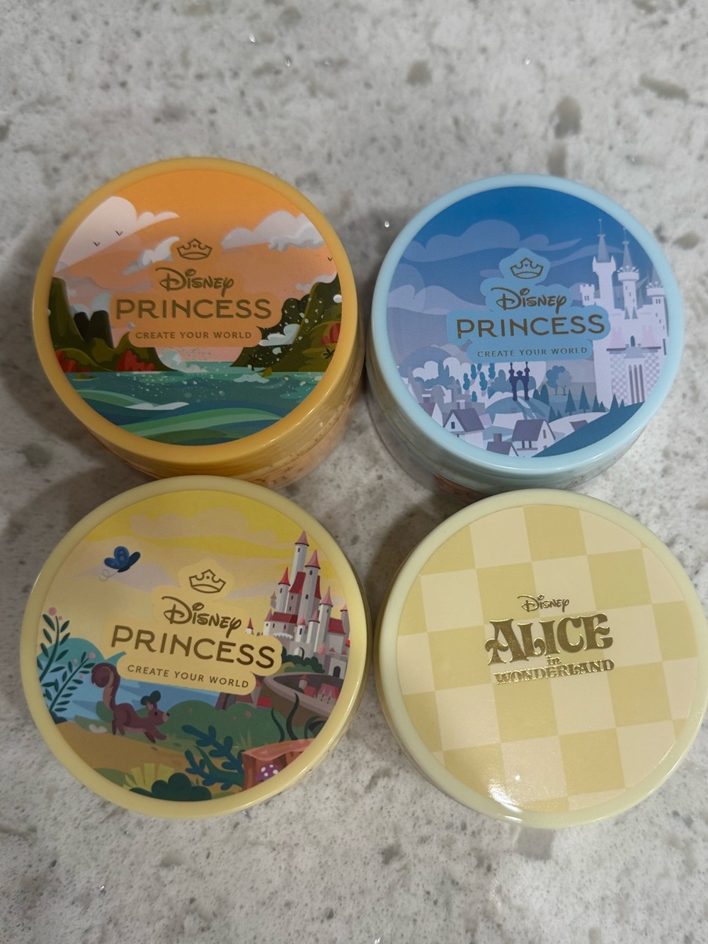 ✨👑 NWT Disney Princess & Alice in Wonderland Body Scrub Bundle 👑✨